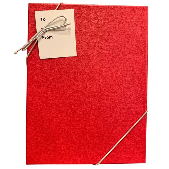 New Faux Pearl Bead Wired Corded Lightweight Statement Necklace in Red Gift Box - Picture 5 of 5